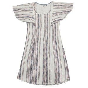 Anthropologie Akemi Kin Dress‎ Womens XS Off White Jovanie Boho Ruffle Sleeve